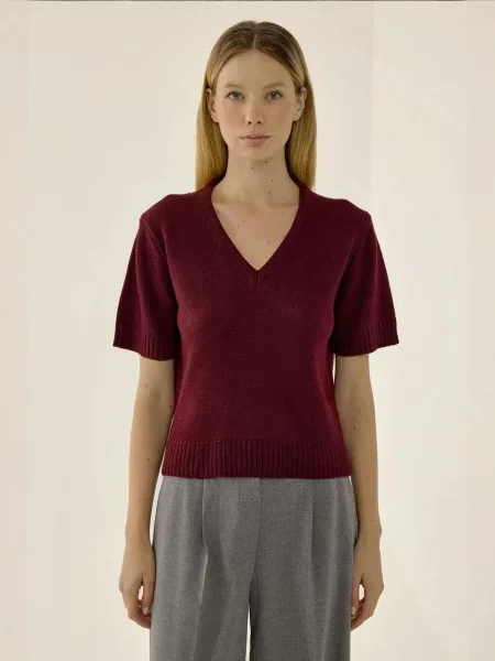 Hiccup Pulóver Pullover burgundi vörös