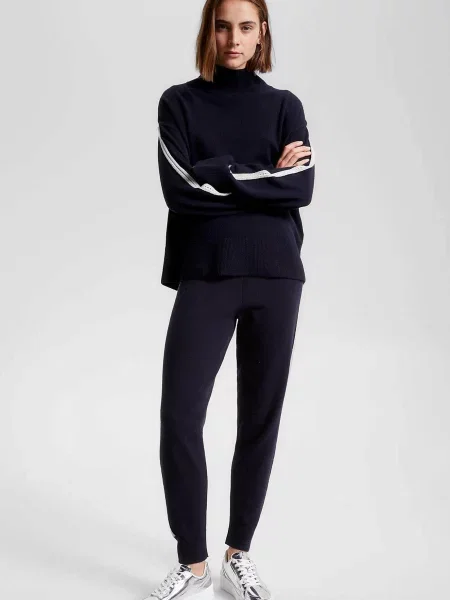 Вовняні смугасті джогери Tommy Hilfiger сині