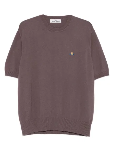 Pulover Vivienne Westwood scurt maro