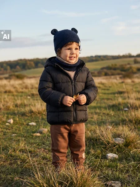 Sinsay čepice typu beanie s oušky námořnická modrá