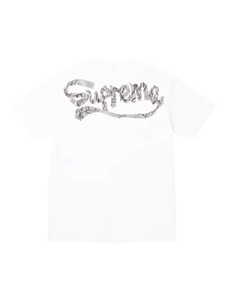Tricou Supreme cu imagine alb