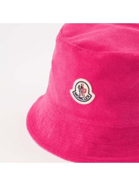 Czapka Moncler dwustronna różowa