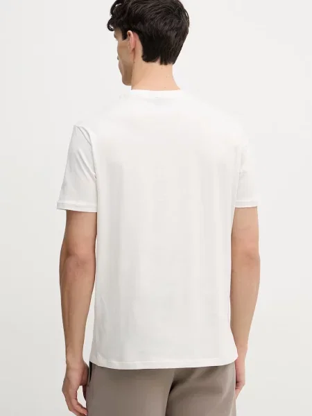 Armani Exchange T-shirt beżowa