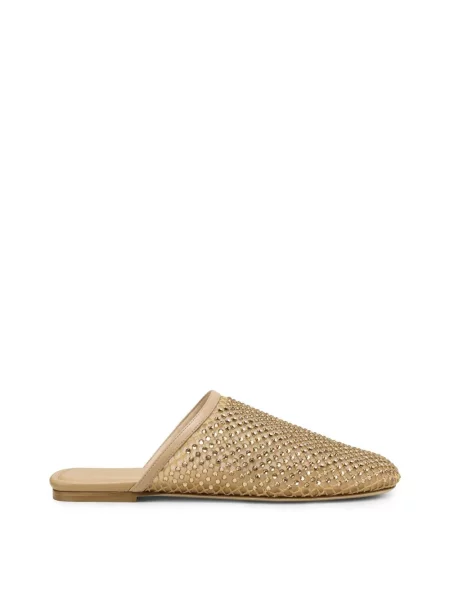 Klapki mules Stuart Weitzman żółte