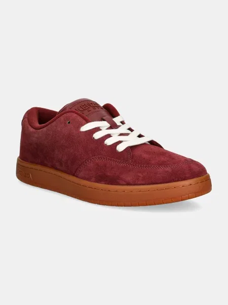 Superge iz semiša Kenzo Dome Low Top Sneakers bordo