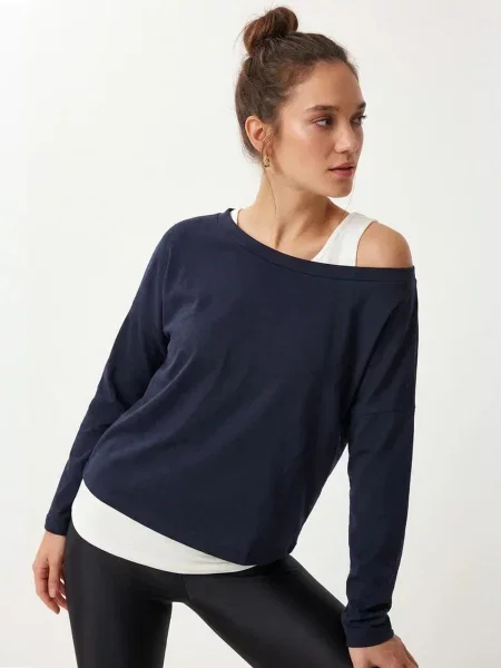 Happiness İstanbul Bluza Blusen' plava