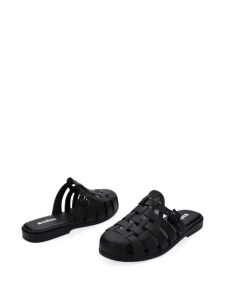 Papuci tip mules Melissa fără toc negru