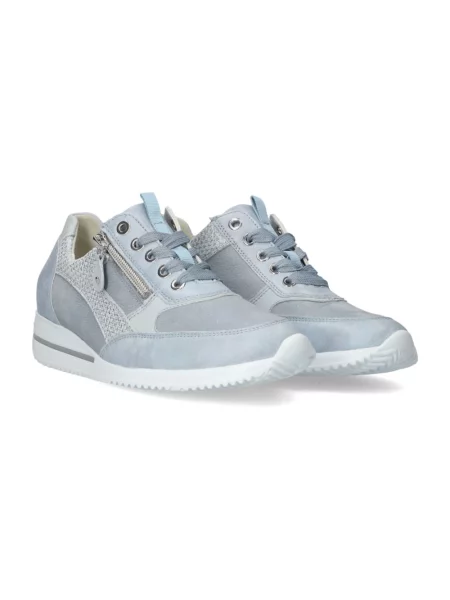 Sneakersy Waldläufer niebieskie