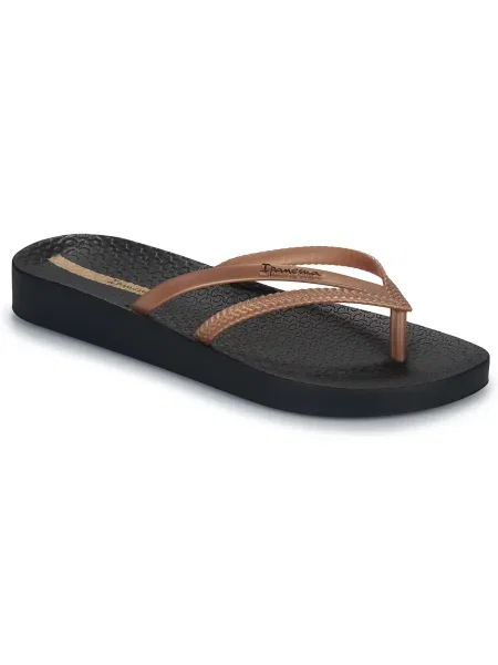 Dámske žabky Ipanema Bossa Soft V black/gold čierna
