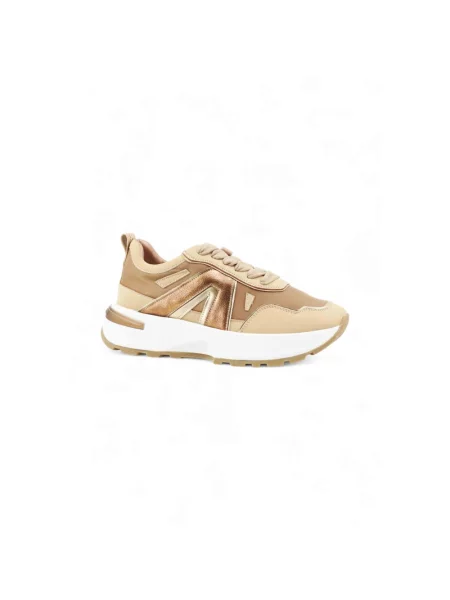 Sneakersy Alexander Smith skórzane brązowe
