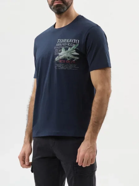 Футболка Aeronautica Militare синяя