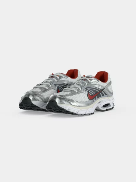 Nike Sportswear Nízke tenisky AIR MAX MOTO svetlosivá / tmavosivá / tmavočervená / strieborná