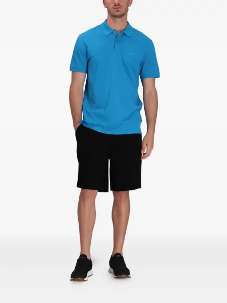 Tricou polo Boss albastru