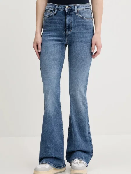 Tommy Jeans jeans high waist albastru