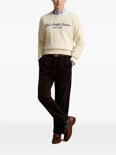 Gulerat șosete Polo Ralph Lauren de lână cu dungi negru