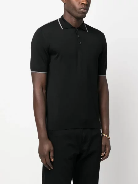 Tricou polo Moorer negru