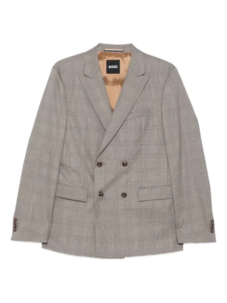 Costum Boss în carouri de costum