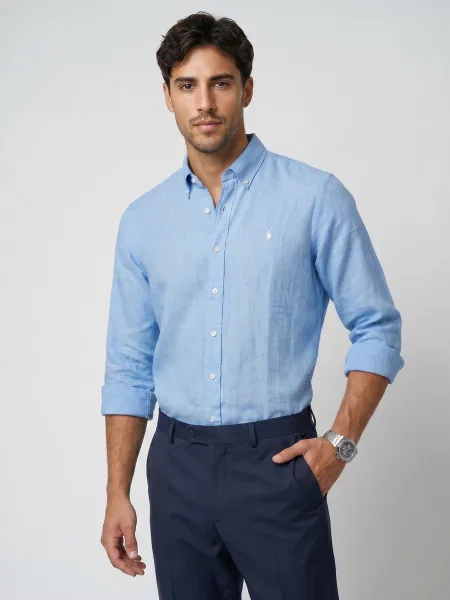 Košeľa Polo Ralph Lauren modrá