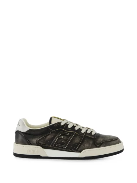 Sneakerși Fendi zdrențuiți negru
