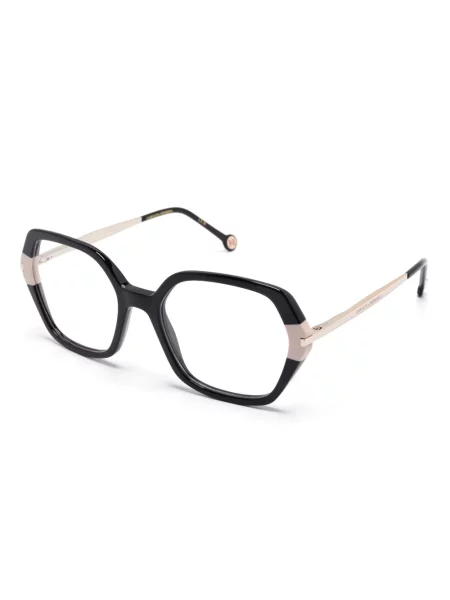 Ochelari de soare Carolina Herrera cu imprimeu geometric negru