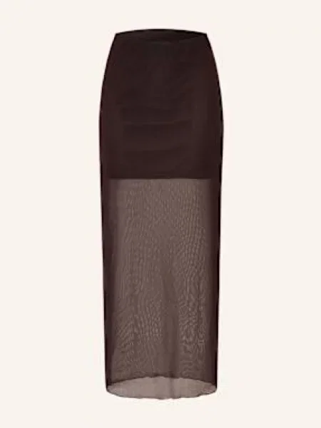 Neo Noir Spódnica Z Siateczki Marlise braun