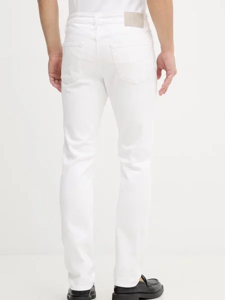 Calvin Klein Jeans Jeansy Mężczyzna Slim-fit Jeansy biały