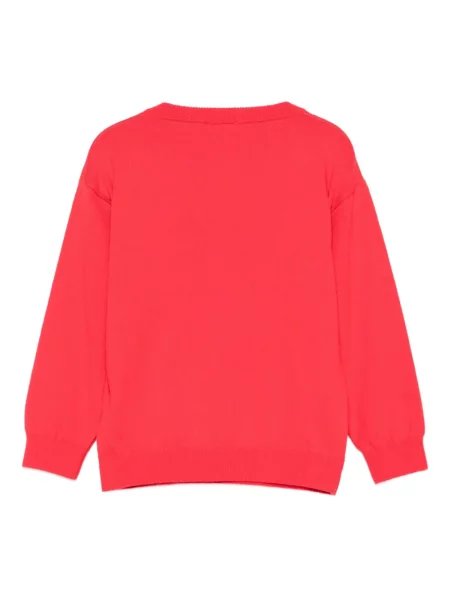 Sweter dziecięcy Moschino czerwony