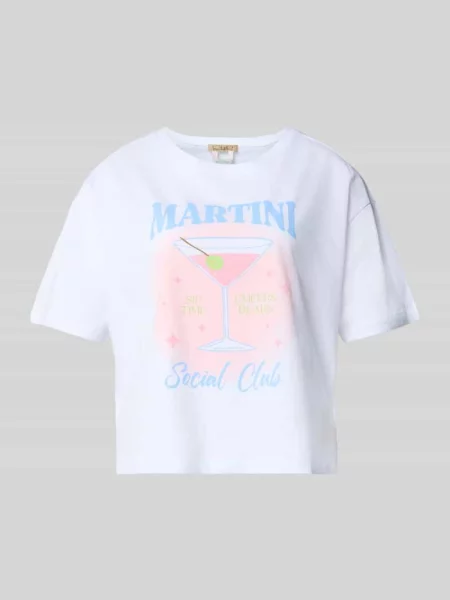 T-shirt z nadrukiem z motywem i napisem Smith And Soul biała
