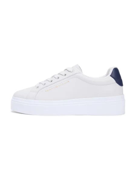 Tommy Hilfiger Sneakersy Chic Cupsole Écru modrá