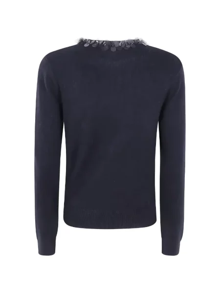 Pulover Seventy cu paiete negru
