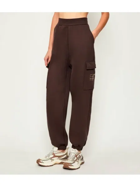 Pantaloni de trening | Boyfriend fit maro
