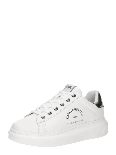 Pantofi Karl Lagerfeld din dantelă alb