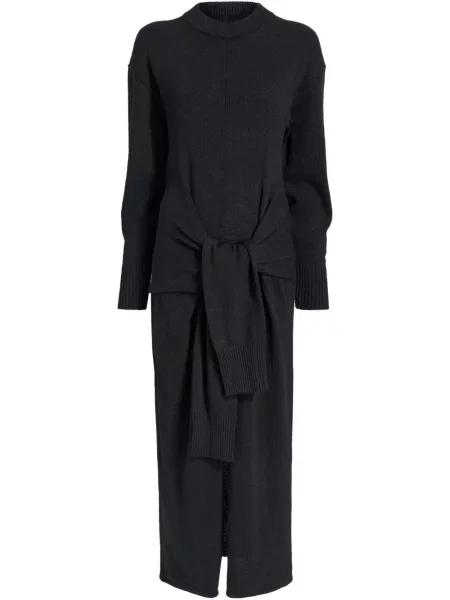 Rochie midi Proenza Schouler până la genunchi de costum negru