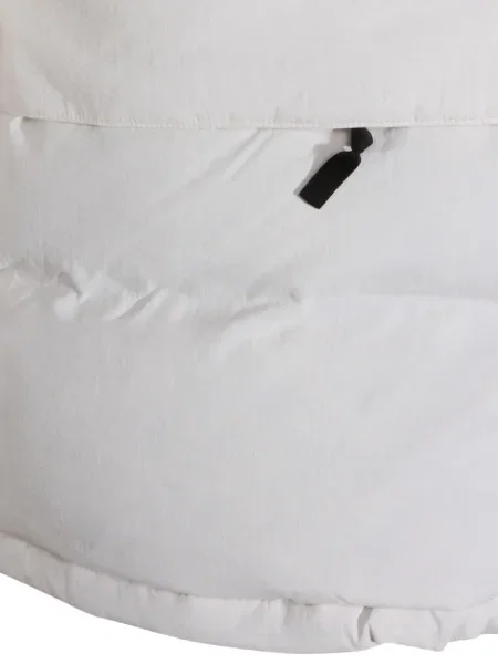Geacă The North Face cu glugă alb