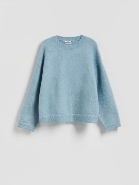 Reserved Джемпер із додаванням вовни й мохеру морська хвиля 