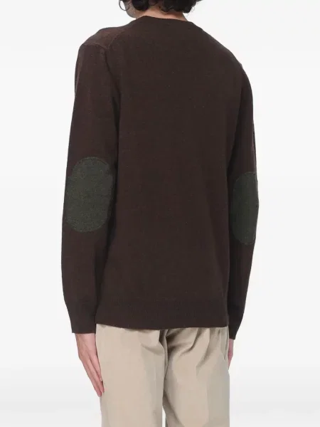 Pulover Brooksfield cu broderie maro