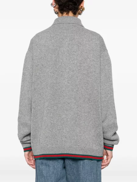 Prugasti kardigan Gucci siva