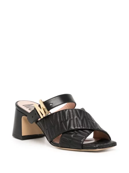 Sandale Moschino din piele negru