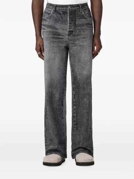 Blugi cu picior larg Allsaints gri