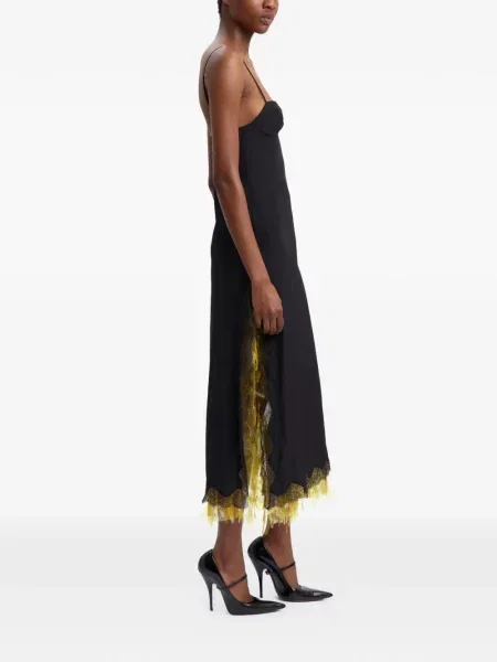 Rochie midi 16arlington din dantelă negru