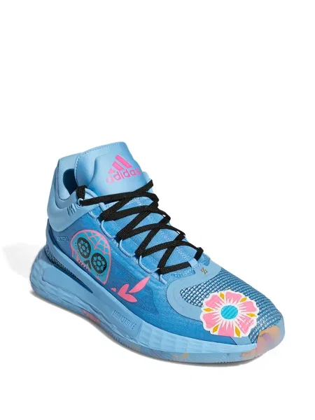 Sneakerși Adidas Dame de in chunky cu model floral albastru