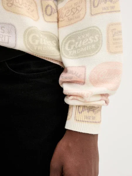 Легкий свитер Guess Originals бежевый