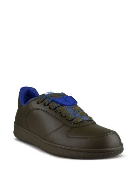 Bőr sneaker Burberry autogrammal barna