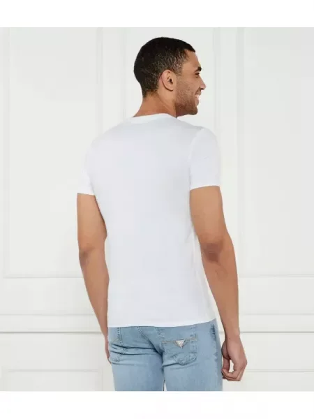GUESS Tricou | Extra slim fit alb