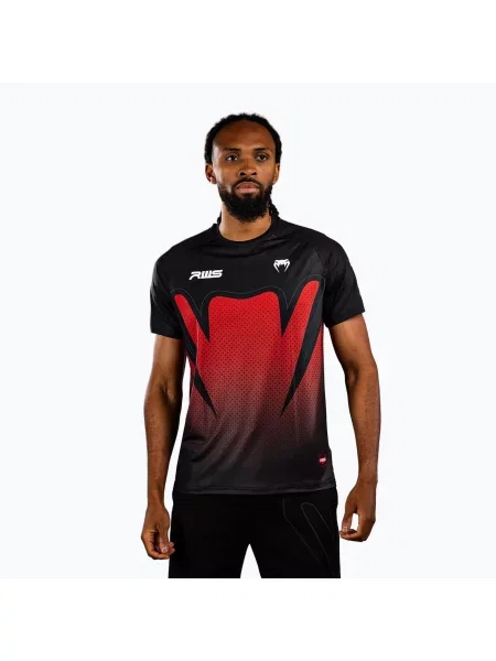 Футболка Venum x RWS Dry-Tech black/red чорна