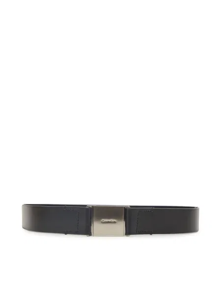 Calvin Klein de Damă Logo Plaque Elasticated Belt negru