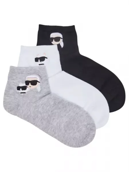KARL LAGERFELD Șosete lungi Colorat gri