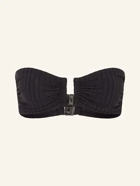 Eres Góra Od Bikini Bandeau Paradise Playa schwarz czarne