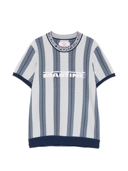 Grafický tričko Martine Rose šedé