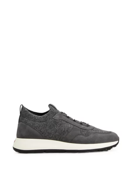 Sneakerși Tod's din piele de căprioară gri